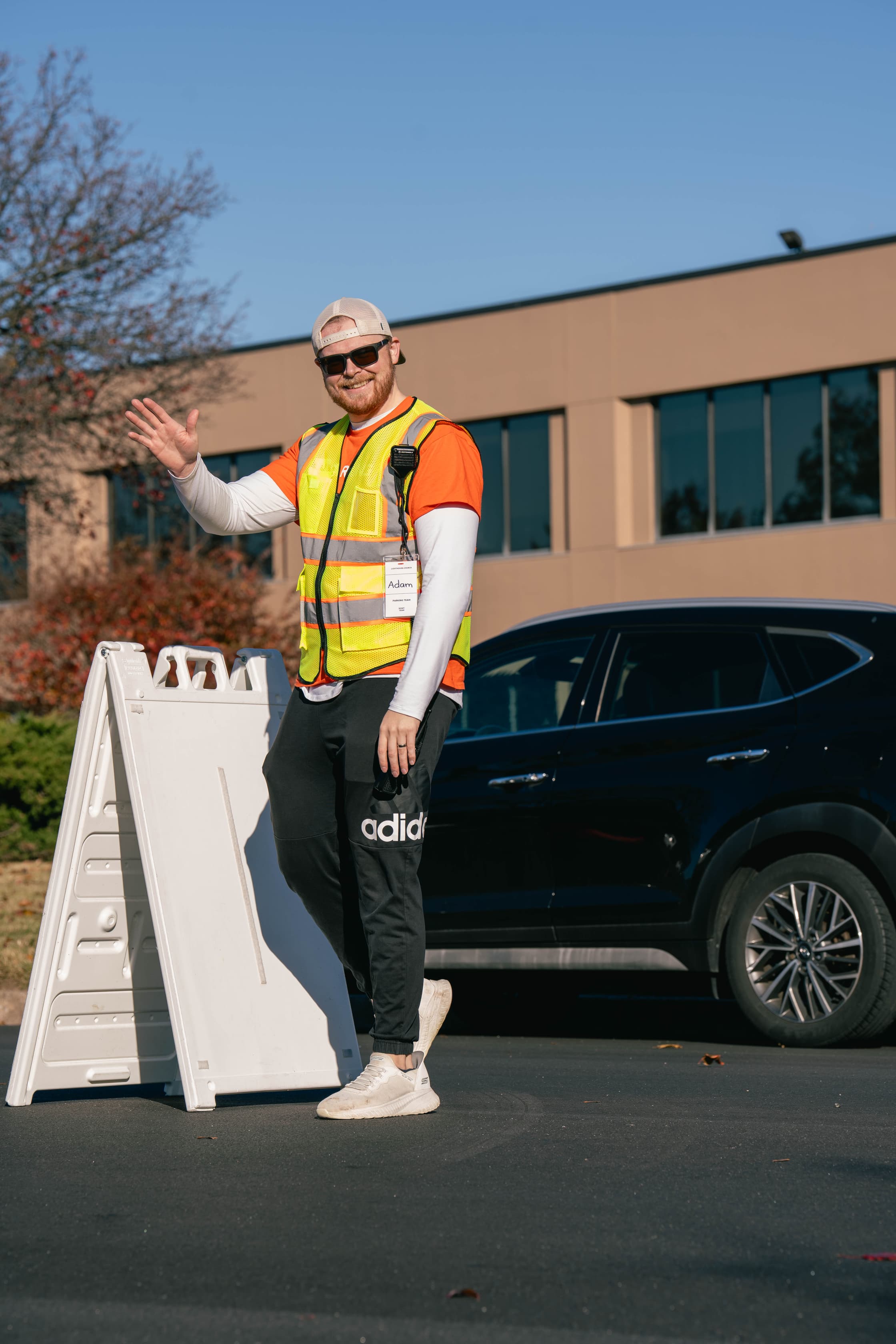 Parking team volunteer